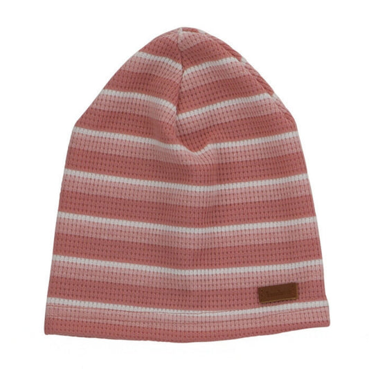 Striped Wrap Hat-Pink