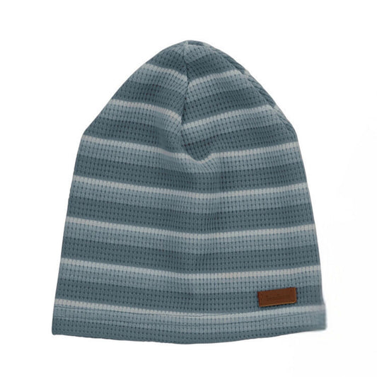 Striped Wrap Hat-Blue