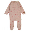 Air Balloon Print Footie-Pink