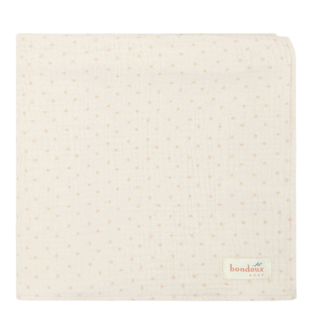 White/ Cream Printed Boys Blanket