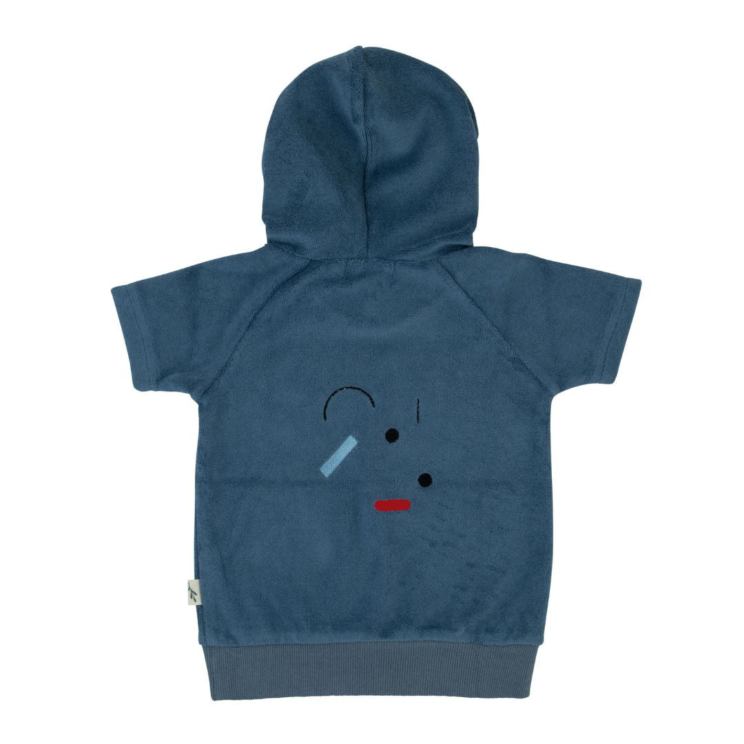 Terry Shapes Toddler  Hoodie Top-Blue