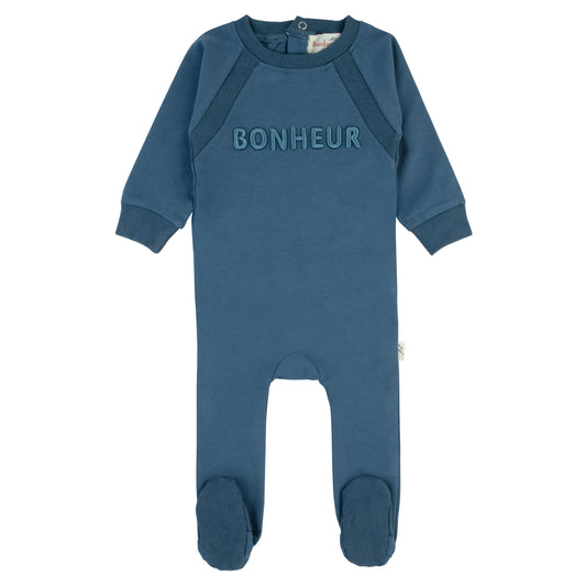 Bonheur Footie-Blue