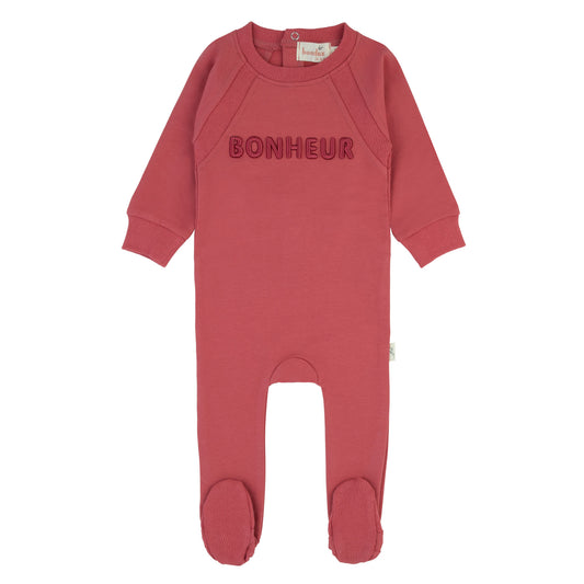 Bonheur Footie-Pink