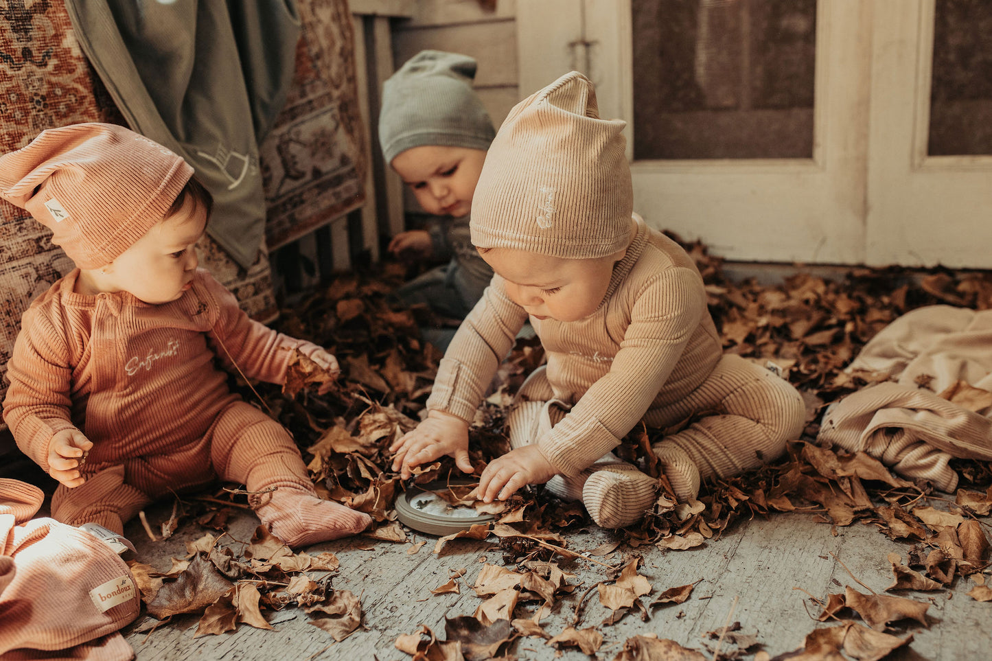 Enfant Velour Hat-Oat