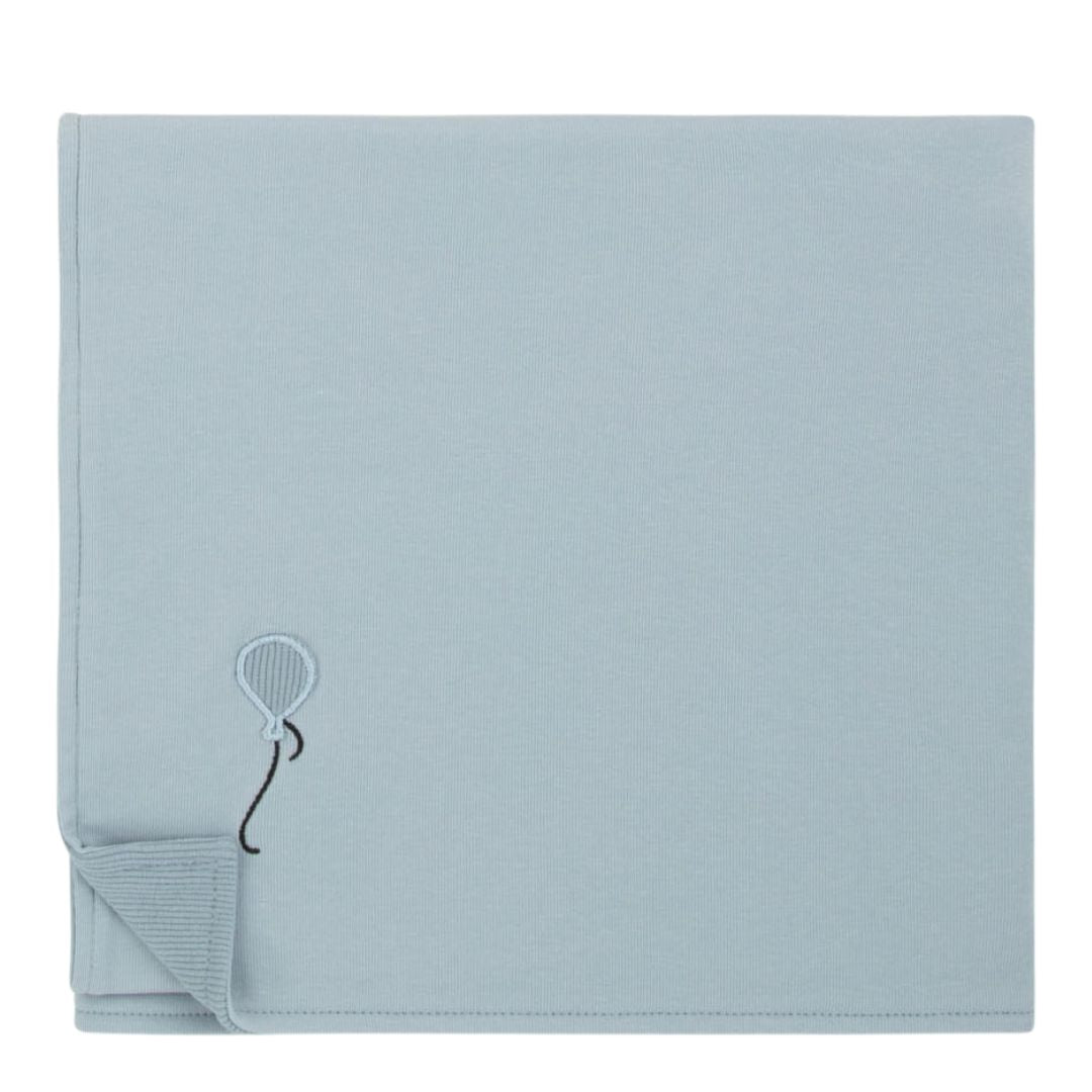 Balloon Teddy Blue  Blanket