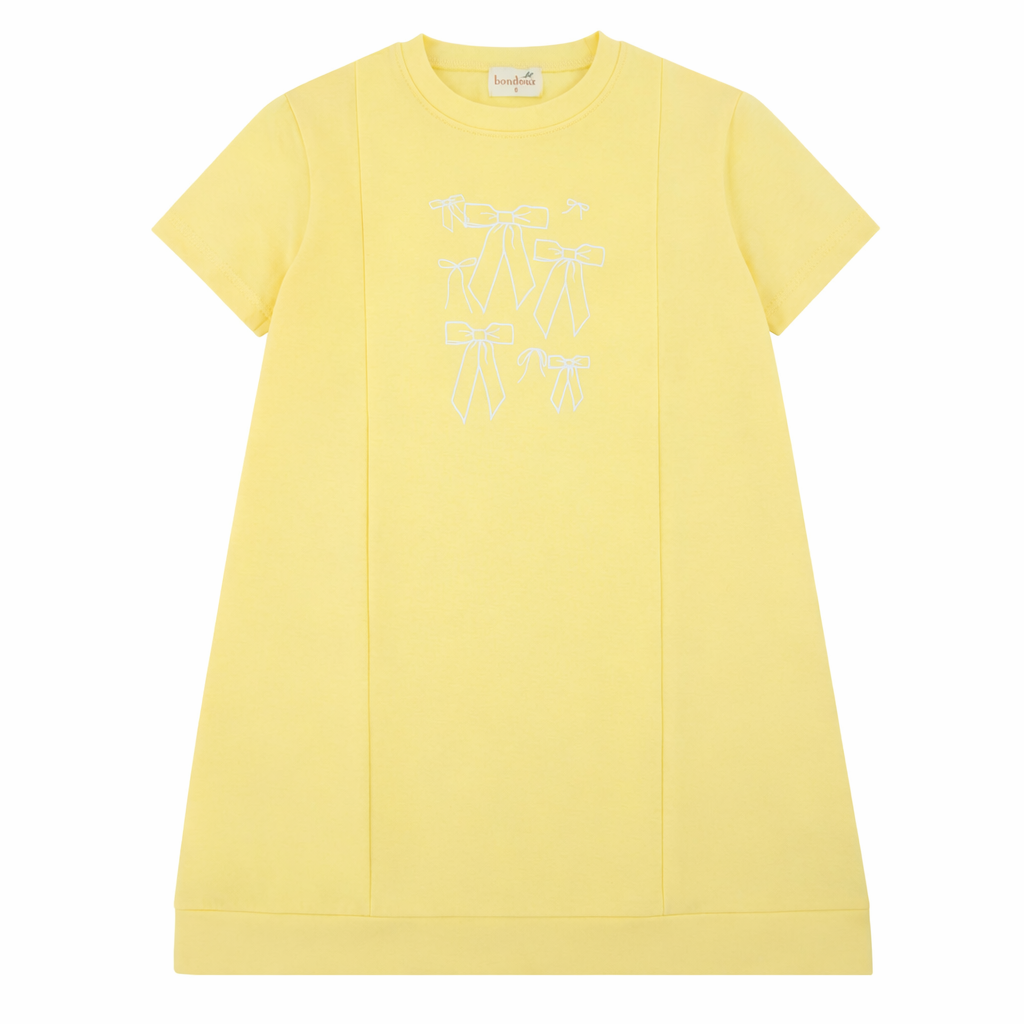 Pastel Yellow Short Sleeve Dress