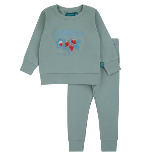 Strawberry Mint Green 2 Pcs Set