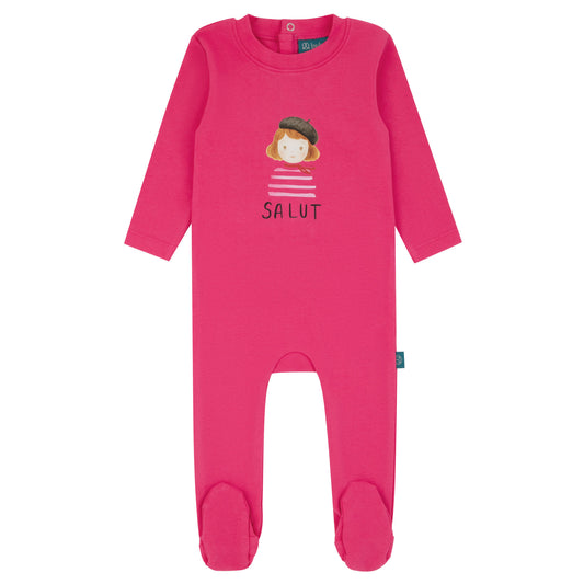 French Collection Hot Pink Footie