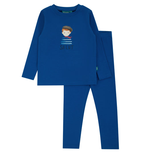 French Collection Royal Blue 2 Pcs Set