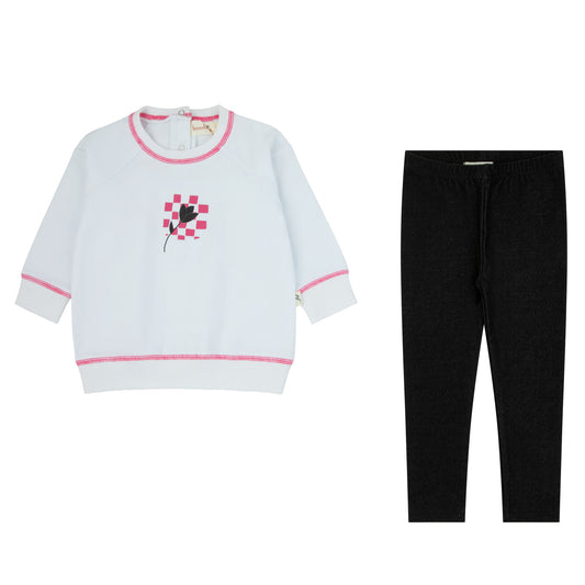 Le Soleil Pink Flower 2 Pcs set