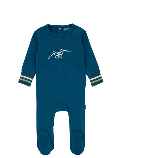 Butterfly Deep Blue Footie