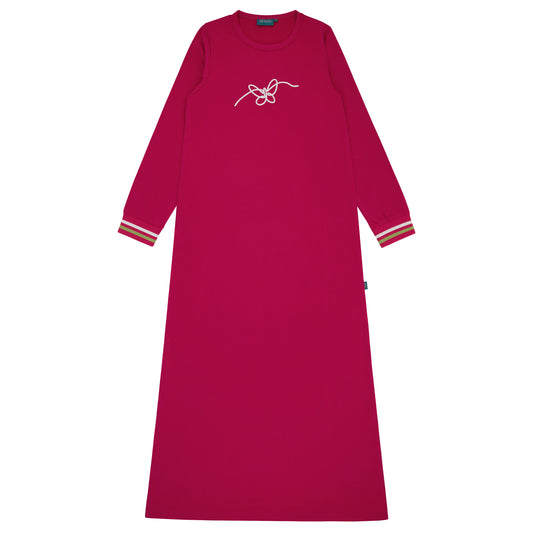 Butterfly Raspberry maxi