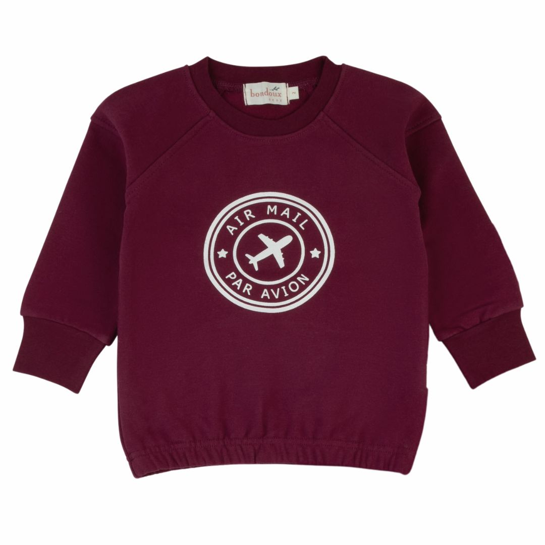 Avion Top-Maroon
