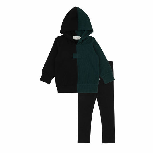 Black-N-Colored 2 Piece-Green