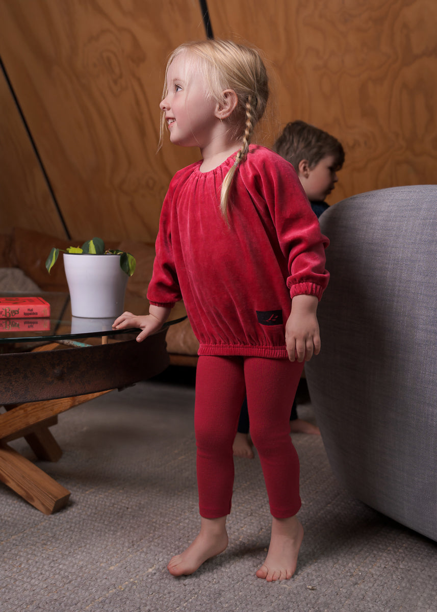 Logo Velour 2 Piece-Fuschia