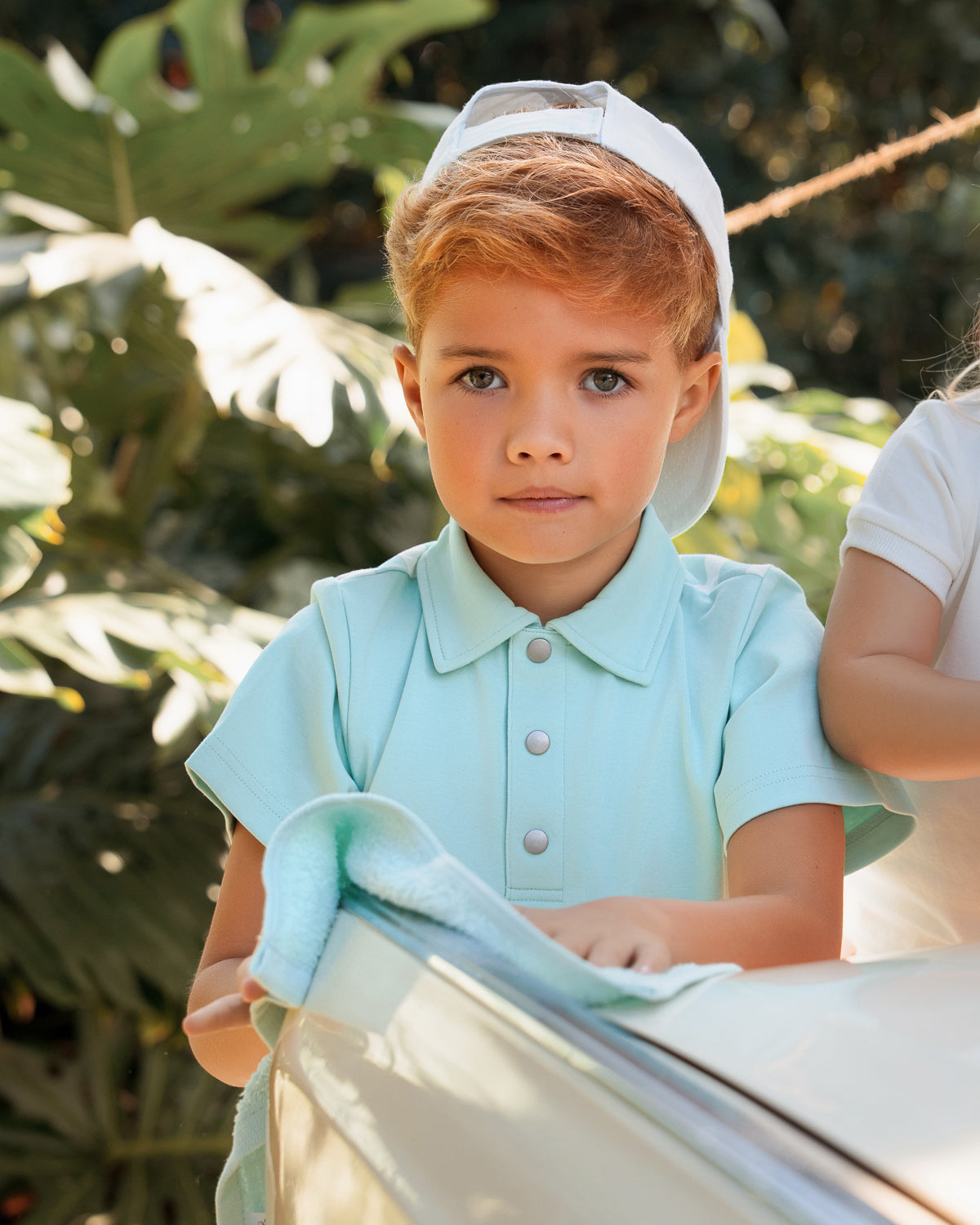 Neon Green Short Sleeve Boys Shirt