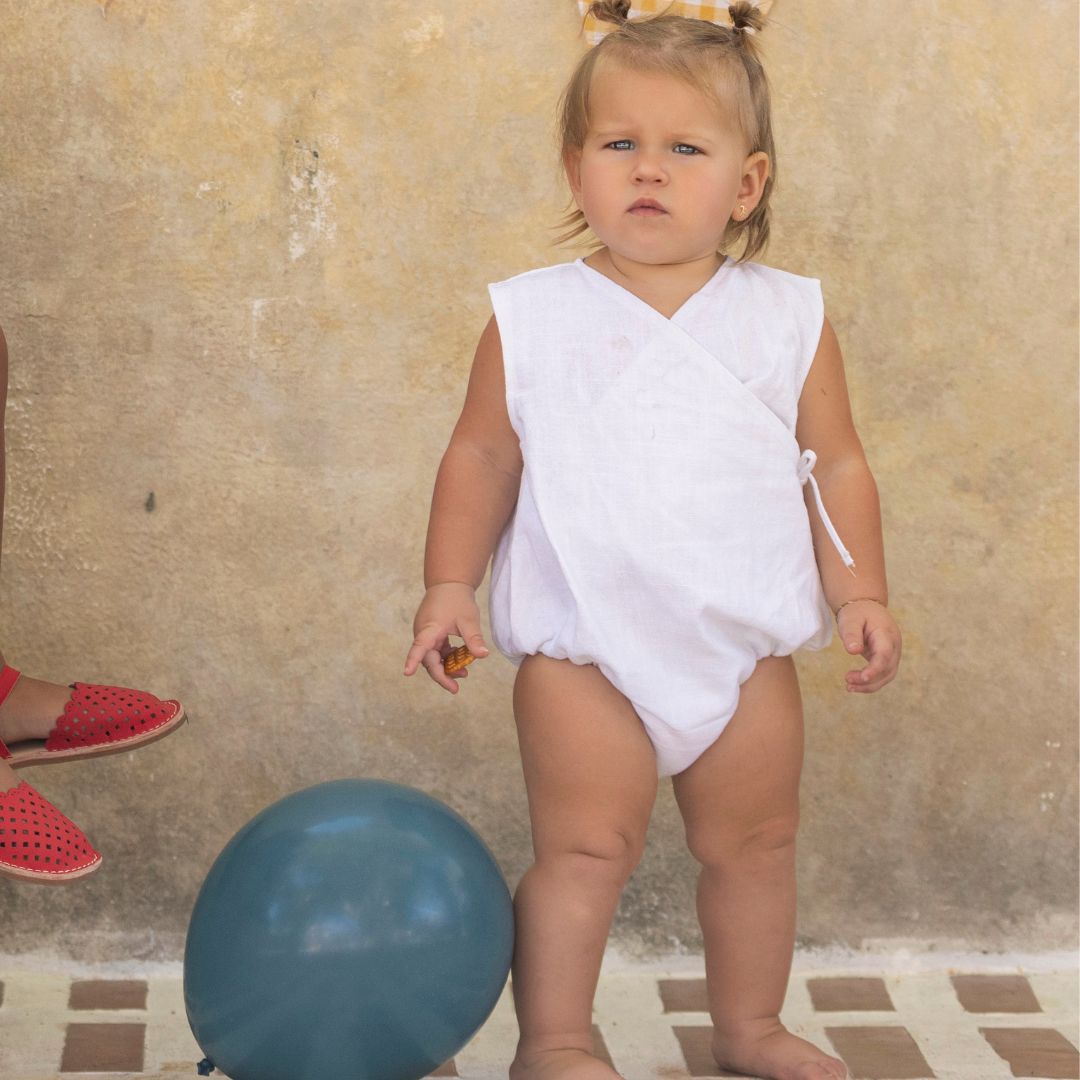 Textured Mauve Romper