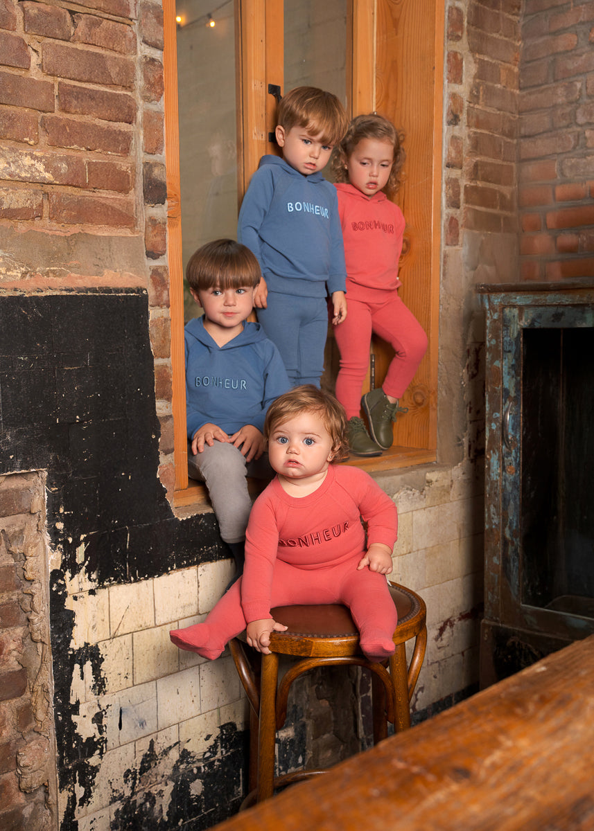 Bonheur Footie-Pink