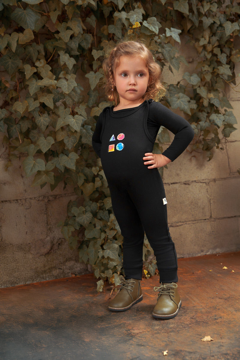 Shapes Romper-Girl