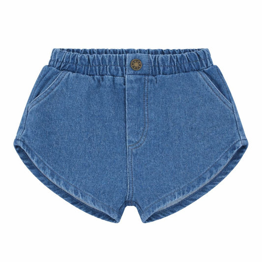 Basic Denim Blue Shorts