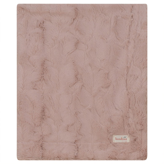 Fuzzy Blanket-Mauve Pink